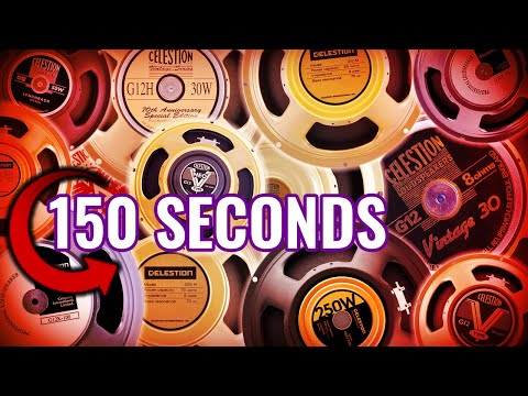 13 Celestion speakers in 150 seconds (high gain/metal)