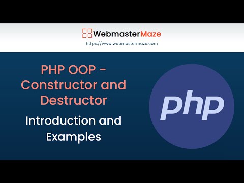 Php Oop Constructor Destructor And Access Modifiers