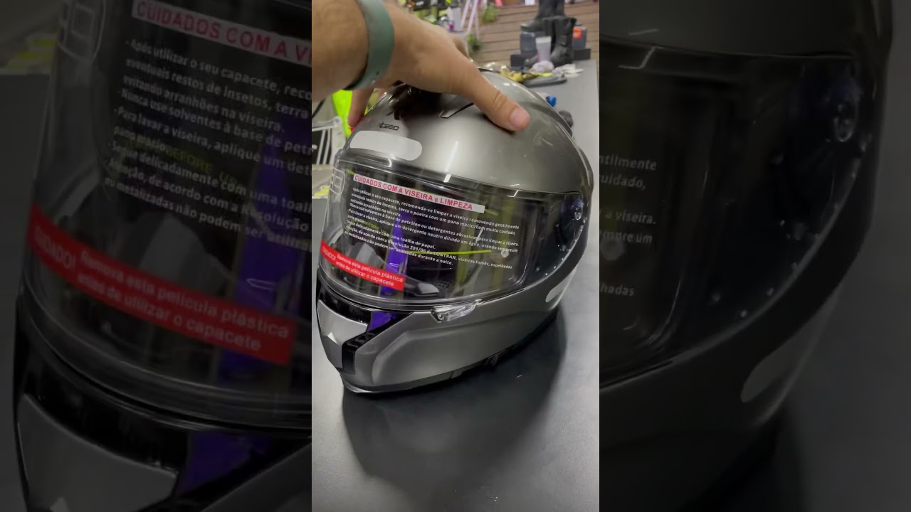 Capacete Xceed F609 X Future Mono Cromado (Viseira Solar)