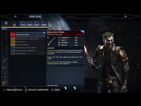 Injustice 2 - I Got Joker's Legendary Gear! (Killing Joker’s Blade)