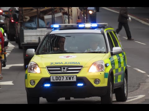 RARE - British Red Cross Honda CRV Rapid Response Vehicle - On Emergency Call