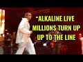 Alkaline Live Performance Up To The Line People Turn Out Last Night Stonelovemixtapes