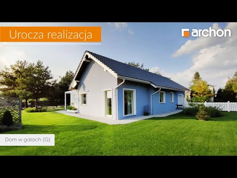 Dom w galach (G) – Urocza realizacja I ARCHON+ Projekty Domów