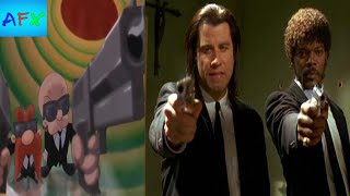 &quot;Pulp Fiction&quot; References in Film/Television SUPERCUT by AFX