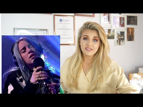 Gesangslehrerin  Analysiert billie eilish live idontwannabeyouanymore