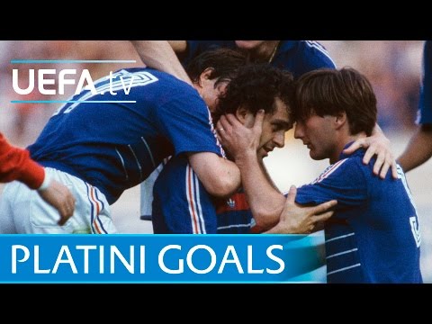 Michel Platini's nine goals for France at EURO 84