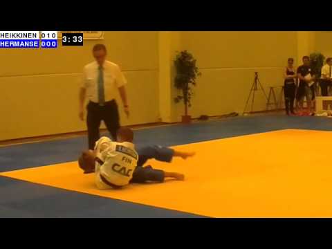 Judo Nordic Championships 2014: M-66: HEIKKINEN - HERMANSEN