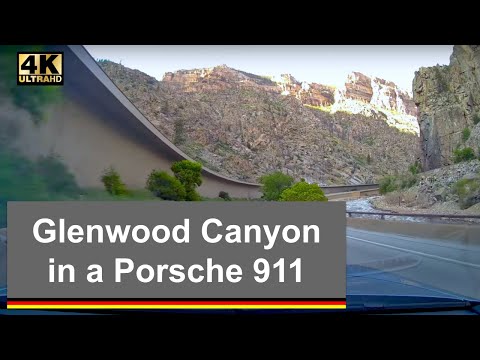 Glenwood Canyon Colorado via I-15 in a Porsche 911 Carrera T with Blackvue's 4K Dashcam