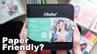 Ohuhu Pupe Paper Friendly Water-based Markers - Are They Good For Adult Colouring?