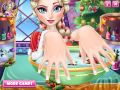 Холодное сердце: новогодний маникюр Эльзы (Frozen Elsa Christmas Manicure ...