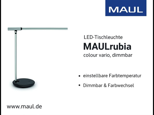 Vidéo teaser pour MAULrubia Tischleuchte - silber