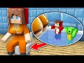 JJ And Mikey HIDE Inside PRIOSNER Girl TOILET But PRISONER Girl CAUGHT Them In Minecraft Maizen