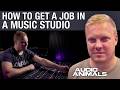 How To Get A Job Working In A Music Studio