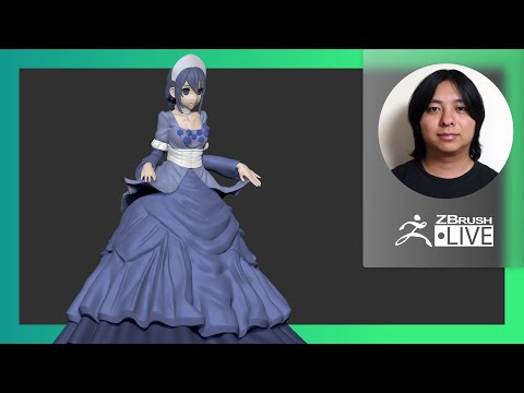 Designing a Victorian Dress & Character - Daisuke Narukawa - ZBrush 2021.7.1