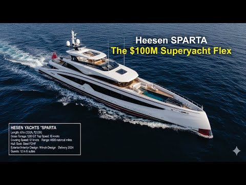Heesen SPARTA: The $100M Superyacht Flex