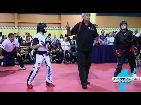 Gina Thornton v Rachel Young - Women's Sparring - US Open 2015