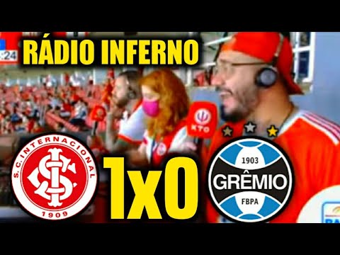 REAÇÕES RÁDIO INFERNO - INTERNACIONAL 1x0 GRÊMIO [ GAUCHÃO 2022 ]