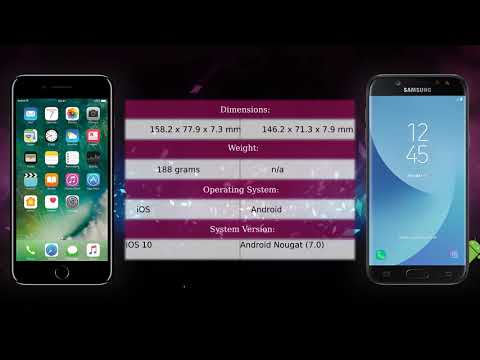 Apple iPhone 7 Plus vs Samsung Galaxy J5 2017 - Phone comparison