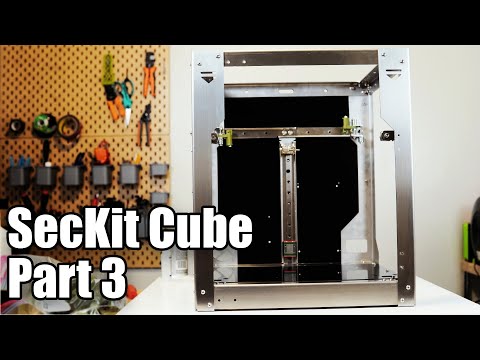 SecKit Cube CoreXY 3d Printer Build Part 3: Z-Axis Continued