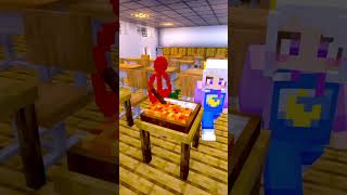 給食を残したら？ #マイクラ #マインクラフト #minecraft