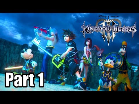 Kingdom Hearts 3 [PS4 PRO] English Walkthrough Part 1 - Introduction & Tutorial (No Commentary)