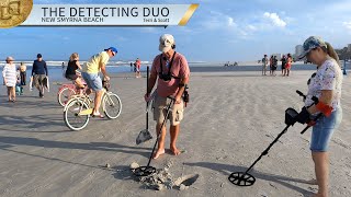 Metal Detecting More Great Finds On New Smyrna Beach Florida |The Detecting Duo