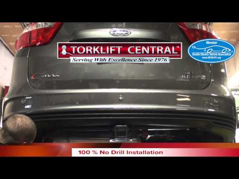2012-2018 Ford C-Max EcoHitch® Hidden Trailer Hitch-Torklift Central