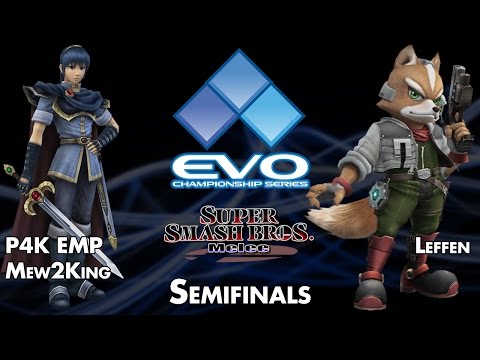 EVO2014 SSBM SF W1 - P4K EMP Mew2King (MAR) vs Leffen (FOX)