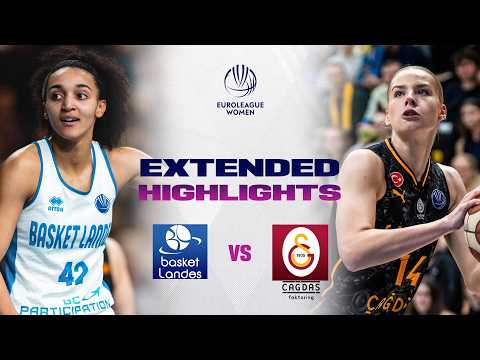 SF Play-Ins: Basket Landes v Galatasaray Cagdas Faktoring | Highlights | EuroLeague Women 2025-26