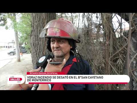 Voraz incendio en un depósito causó momentos de angustia en Monterrico