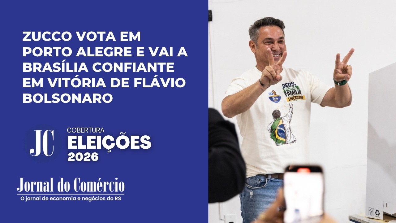 Zucco vota em Porto Alegre e apoia Flávio Bolsonaro
