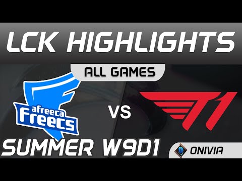 AF vs T1 Highlights ALL GAMES LCK Summer Season 2020 W9D1 Afreeca Freecs vs T1 by Onivia