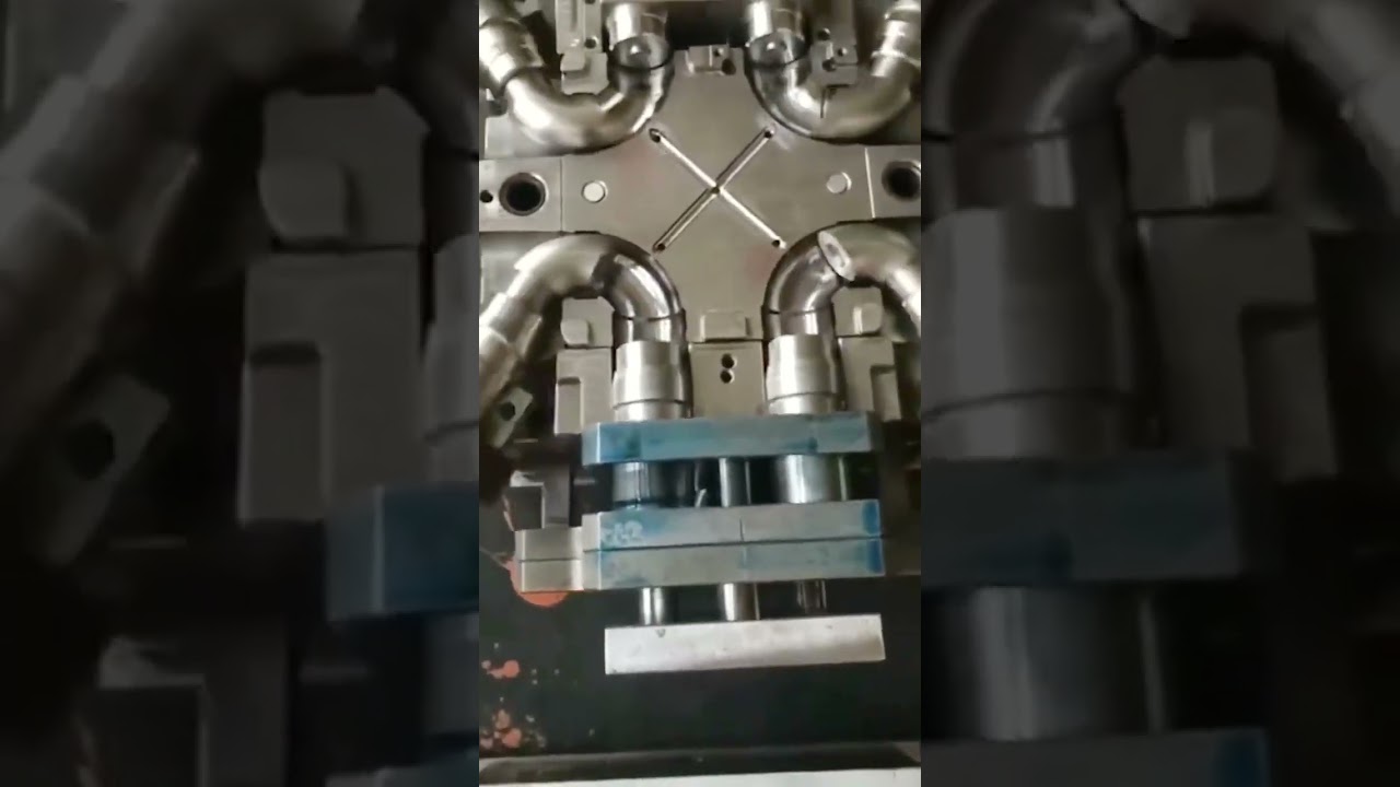 PVC 90° Sweep Elbow 4 Cavity Mould  #pipefitting