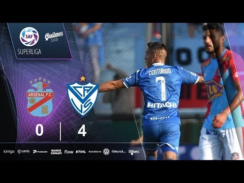 Fecha 21: resumen de Arsenal - Vélez