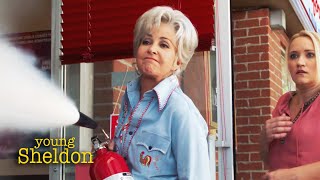 Connie Extinguishes Pastor Jeff’s Righteousness | Young Sheldon