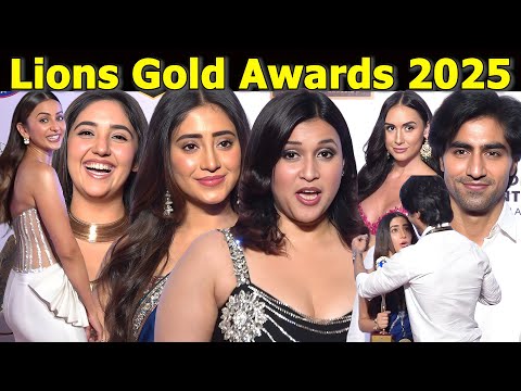 Lions Gold Awards 2025 FULL SHOW | Shivangi Joshi, Harshad Chopda, Mannara, Gaurav Khanna, Ashnoor