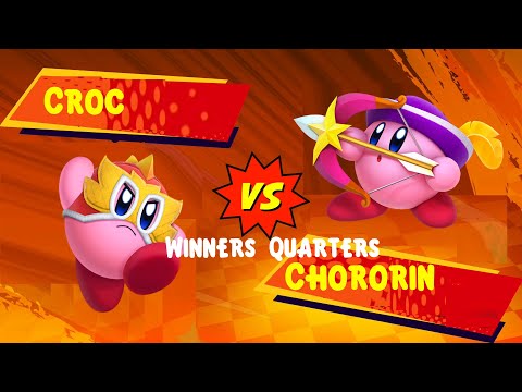 Croc (Wrestler) vs Chororin (Archer/Parasol) Kirby Fighters 2 Japan International Winners Quarters