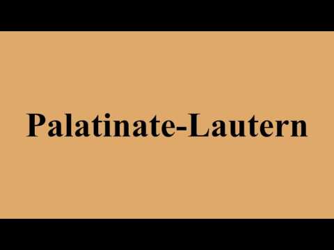 Palatinate-Lautern