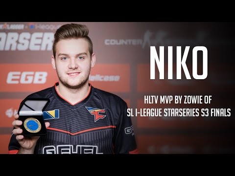 NiKo - HLTV MVP by ZOWIE of SL i-League StarSeries S3 Finals