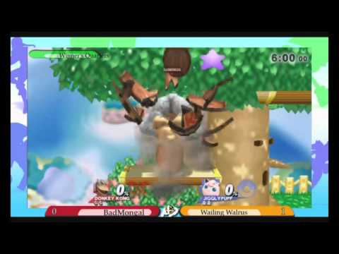Boulder Sm4sh @ CU #8:  Badmongol (Ness, Donkey Kong) vs. Wailing Walrus (Jigglypuff) WQ
