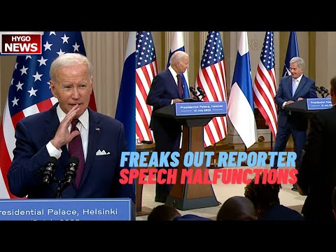 Biden Freaks Out On Finnish Reporter, Speech Malfunctions, 2 list of pre-approved reporters