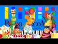 BabyTV Happy Birthday To You Song Slow EASY Medium 4K Piano Tutorial