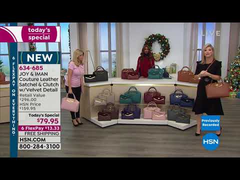 HSN | Joy & IMAN: Fashionably Functional 12.16.2018 - 03 AM