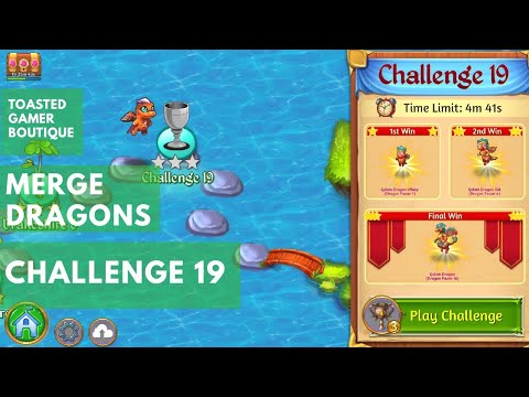 Merge Dragons Challenge 19 Narration For 1st & 2nd Win Walkthrough