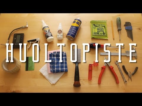 Huoltopiste: Kiinteätallaisen kieltenvaihto, huolto ja säätäminen // Osa 1-Työkalut ja valmistelu