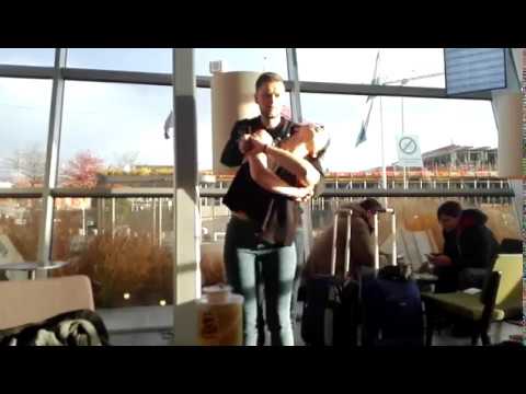 Zouk at the airport Magda Flis & Kamil Podgorski