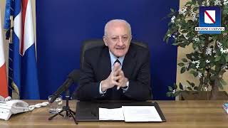 De Luca - Oltre il Covid, il punto della situazione (08.04.22)