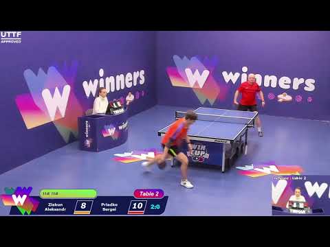 WINners CUP table 2  04.02 Ziakun Aleksandr - Priadko Sergei   18:30