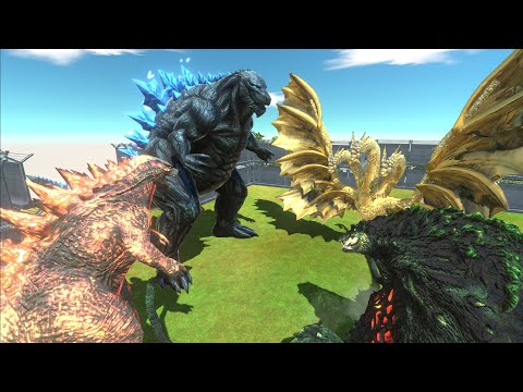 Royal Battle Of Godzilla + Kaiju - Animal Revolt Battle Simulator