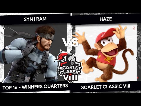 Scarlet Classic VIII - Ram (Snake) Vs. Haze (Diddy Kong) - Top 16 - Winners Quarters